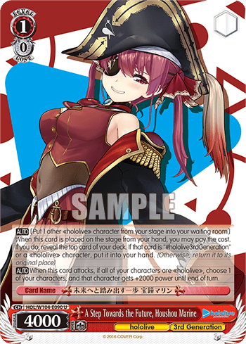 A Step Towards the Future, Houshou Marine (HOL/W104-E090) — hololive production Vol.2