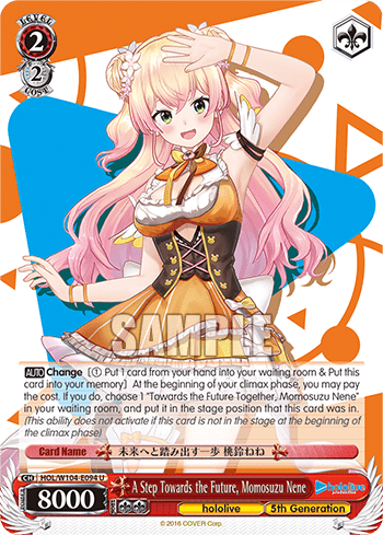 A Step Towards the Future, Momosuzu Nene (HOL/W104-E094) — hololive production Vol.2