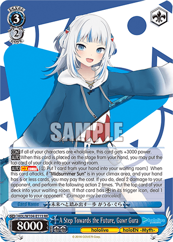A Step Towards the Future, Gawr Gura (HOL/W104-E113) — hololive production Vol.2