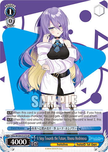 A Step Towards the Future, Moona Hoshinova (Holo) (HOL/W104-E127S) — hololive production Vol.2