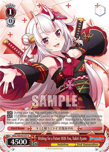 Wishing for a Future With You, Nakiri Ayame (HOL/WE36-E37) — [EX] hololive production
