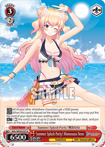 Summer Splash Party! Momosuzu Nene (HOL/WE44-E37) — [EX] hololive production Summer Collection