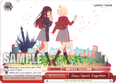 Days Spent Together (LRC/W105-E063Ra) — Lycoris Recoil