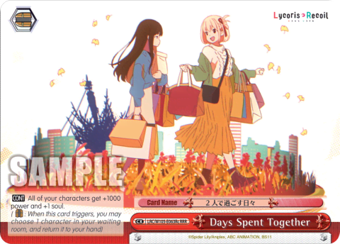 Days Spent Together (LRC/W105-E063Rc) — Lycoris Recoil