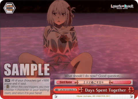 Days Spent Together (LRC/W105-E063b) — Lycoris Recoil