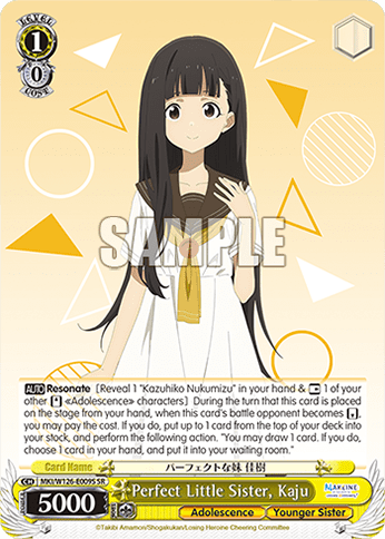 Perfect Little Sister, Kaju (Holo) (MKI/W126-E009S) — Booster Pack Makeine: Too Many Losing Heroines!