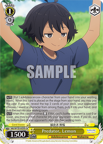 Predator, Lemon (Holo) (MKI/W126-E026S) — Booster Pack Makeine: Too Many Losing Heroines!