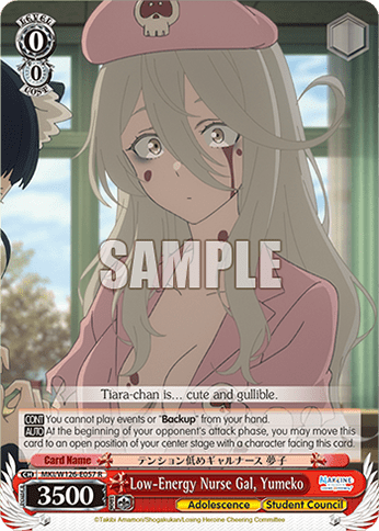 Low-Energy Nurse Gal, Yumeko (MKI/W126-E057) — Booster Pack Makeine: Too Many Losing Heroines!