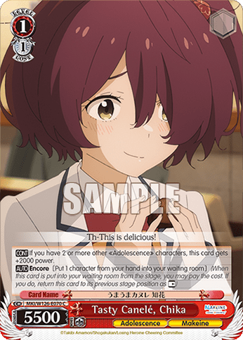 Tasty Canelé, Chika (MKI/W126-E070) — Booster Pack Makeine: Too Many Losing Heroines!