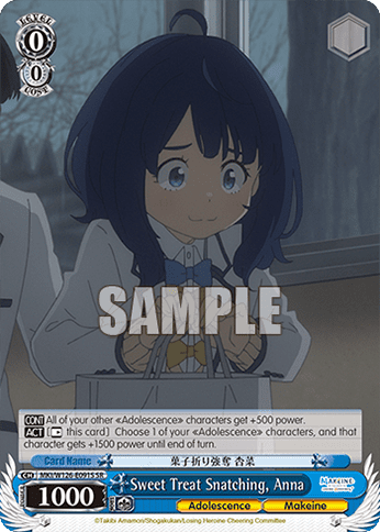 Sweet Treat Snatching, Anna (Holo) (MKI/W126-E091S) — Booster Pack Makeine: Too Many Losing Heroines!