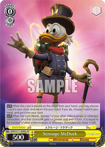 Scrooge McDuck (Holo) (MRd/S111-E009S) — Booster Pack Disney Mirrorverse