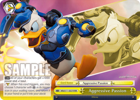 Aggressive Passion (MRd/S111-E021R) — Booster Pack Disney Mirrorverse