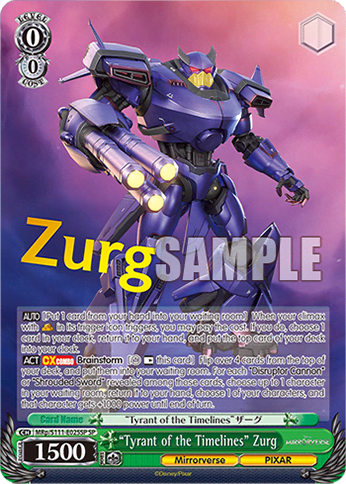 “Tyrant of the Timelines” Zurg (MRp/S111-E025SP) — Booster Pack Disney Mirrorverse