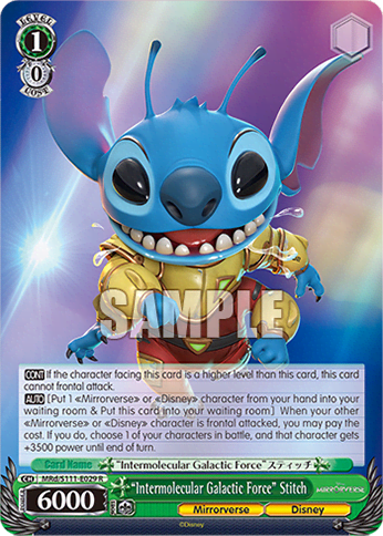 “Intermolecular Galactic Force” Stitch (MRd/S111-E029) — Booster Pack Disney Mirrorverse