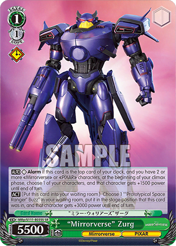 “Mirrorverse” Zurg (Holo) (MRp/S111-E035S) — Booster Pack Disney Mirrorverse