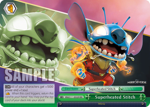 Superheated Stitch (MRd/S111-E052R) — Booster Pack Disney Mirrorverse