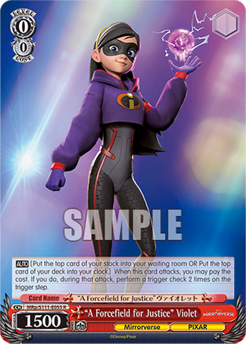 “A Forcefield for Justice” Violet (MRp/S111-E055) — Booster Pack Disney Mirrorverse