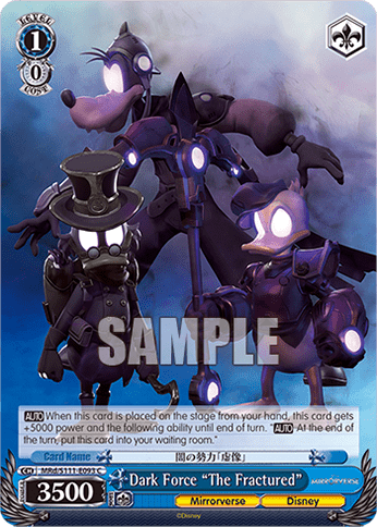 Dark Force “The Fractured” (MRd/S111-E093) — Booster Pack Disney Mirrorverse