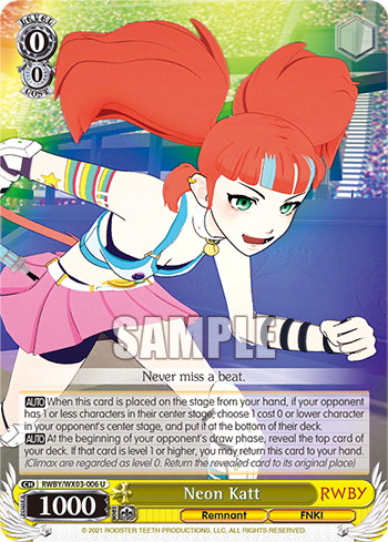 Neon Katt (RWBY/WX03-006) — RWBY