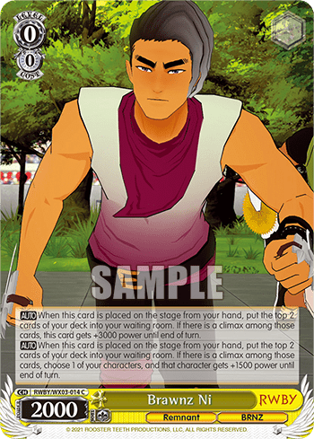 Brawnz Ni (RWBY/WX03-014) — RWBY