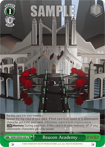 Beacon Academy (RWBY/WX03-038) — RWBY