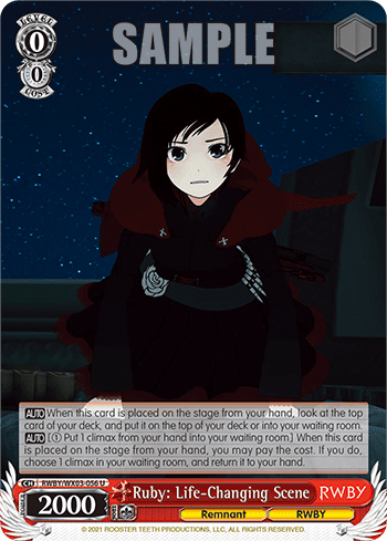 Ruby: Life-Changing Scene (RWBY/WX03-056) — RWBY