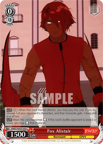 Fox Alistair (RWBY/WX03-065) — RWBY