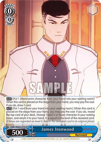 James Ironwood (Holo) (RWBY/WX03-079S) — RWBY