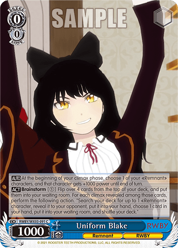 Uniform Blake (RWBY/WX03-091) — RWBY