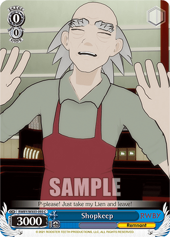 Shopkeep (RWBY/WX03-093) — RWBY