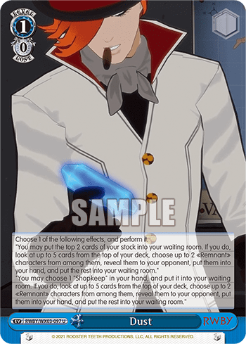 Dust (RWBY/WX03-097) — RWBY