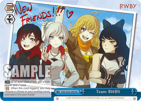 Team RWBY (RWBY/WX03-098R) — RWBY