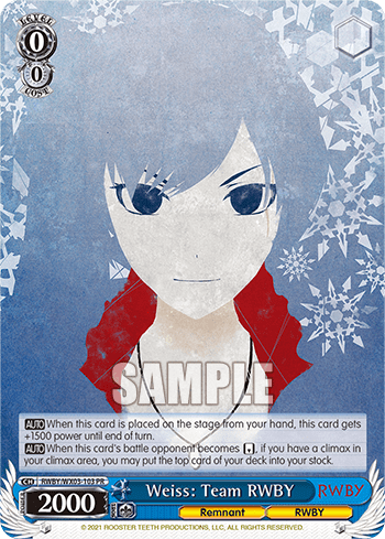 Weiss: Team RWBY (Holo) (RWBY/WX03-103S) — RWBY