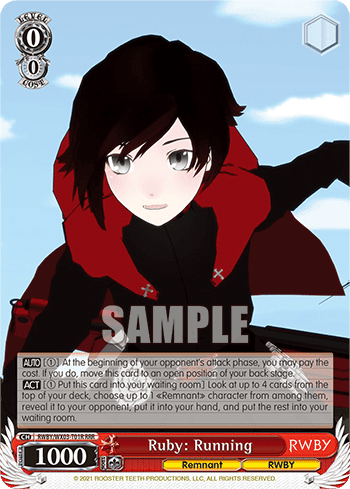 Ruby: Running (RWBY/WX03-T01R) — [TD] RWBY