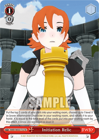 Initiation Relic (RWBY/WX03-T12) — [TD] RWBY
