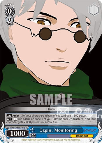 Ozpin: Monitoring (RWBY/WX03-T15) — [TD] RWBY