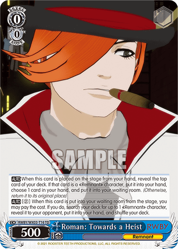 Roman: Towards a Heist (RWBY/WX03-T16) — [TD] RWBY