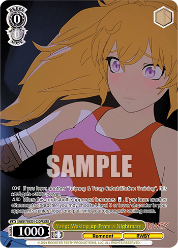 Yang: Waking up From a Nightmare (RWBY/WXE01-02OFR) — [EX] RWBY