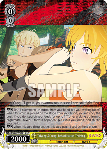 Taiyang & Yang: Rehabilitation Training (RWBY/WXE01-03) — [EX] RWBY