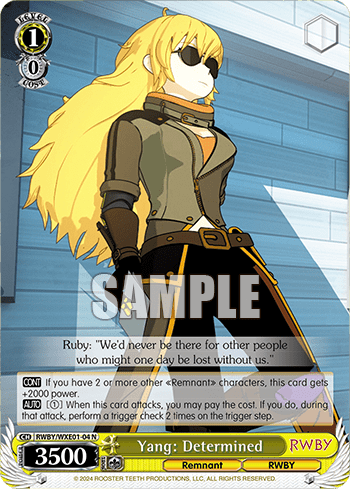 Yang: Determined (RWBY/WXE01-04) — [EX] RWBY