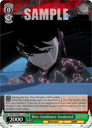 Ren: Semblance Awakened (RWBY/WXE01-14) — [EX] RWBY