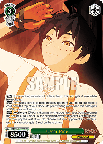 Oscar Pine (RWBY/WXE01-24OFR) — [EX] RWBY
