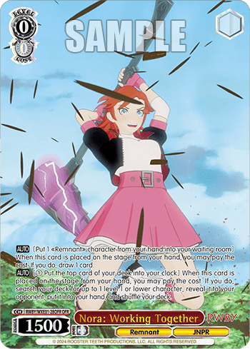 Nora: Working Together (RWBY/WXE01-28OFR) — [EX] RWBY