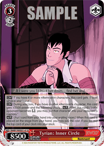 Tyrian: Inner Circle (RWBY/WXE01-41) — [EX] RWBY