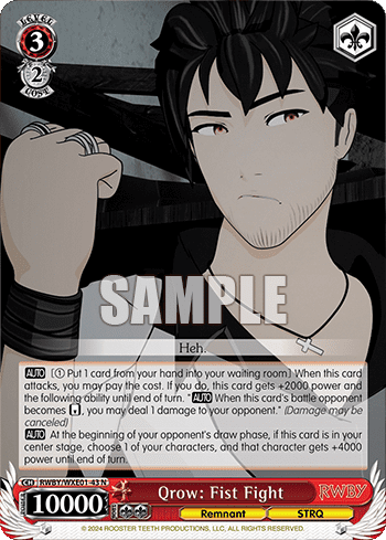 Qrow: Fist Fight (RWBY/WXE01-43) — [EX] RWBY