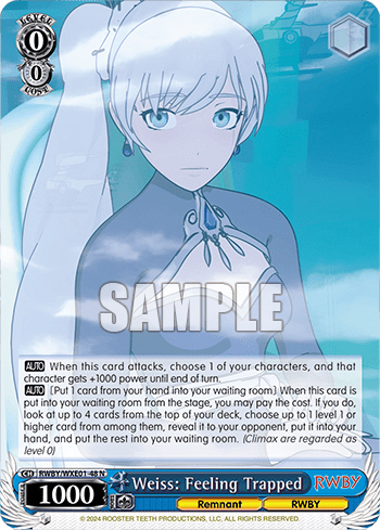 Weiss: Feeling Trapped (RWBY/WXE01-48) — [EX] RWBY