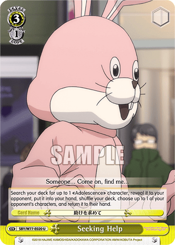 Seeking Help (SBY/W77-E020) — Rascal Does Not Dream of a Dreaming Girl