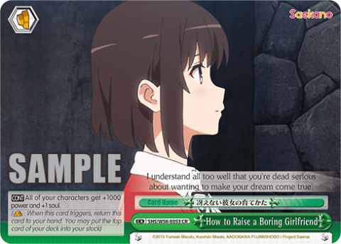How to Raise a Boring Girlfriend (SHS/W56-E053) — Saekano: How to Raise a Boring Girlfriend