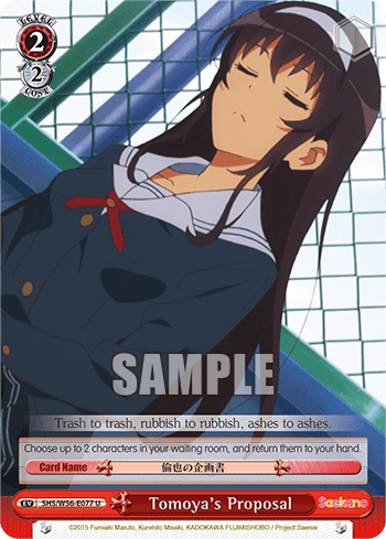 Tomoya's Proposal (SHS/W56-E077) — Saekano: How to Raise a Boring Girlfriend