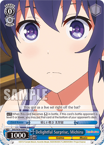 Delightful Surprise, Michiru (SHS/W56-E091) — Saekano: How to Raise a Boring Girlfriend